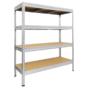 Метален стелаж BTL цинк 168x160x40см 600кг/ рафт