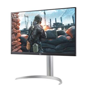 Монитор LG 27UP650P-W, 27' UHD 4K IPS AG, DCI-P3 95%, Cinema Screen, 5ms, 1200:1, Mega DFC, 400 cd/m2, 3840x2160, AMD FreeSync, HDR 10, VESA Display HDR 400, HDMI, DisplayPort, FreeSync, Headphone out, Height Adjustable, Pivot Tilt, Reader Mode, Black