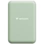 Външна батерия Verbatim Charge 'n' Go Essentials Power Bank Magnetic Wireless 20000mAh Green