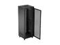 Комуникационен шкаф Lanberg rack cabinet 19' free-standing 47U/800X800 (FLAT PACK) with mesh door LCD black
