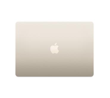 Лаптоп Apple 15-inch MacBook Air: Apple M3 chip with 8-core CPU and 10-core GPU, 16GB, 256GB SSD - Starlight