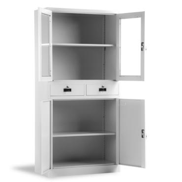 Архивен шкаф BTL LZ с 4 отделения 185х90х40 см - отворени врати