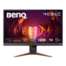 Монитор BenQ MOBIUZ EX240N 23.8' VA, 1920x1080 FHD, 1ms 165Hz, 250 cd/m2, FreeSync Premium, HDMI 2.0, DP, HDRi, B.I.+, treVolo 2x 2.5W speakers, Tilt (down/up) -5 - 15°, Eye-care VESA 100x100, Silver