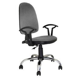 Работен стол АЙДЕМИР- сив цвят, дамаска