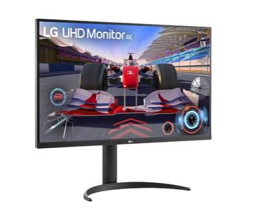 Монитор LG 32UR550K-B, 31.5' UltraFine 4K (3840x2160) VA, DCI-P3 90%, 4ms, 250 cd/m2, 3000:1, HDR10, USB Type-C, HDMI, DisplayPort, Dynamic Action Sync, Reader mode, Speaker 5W x 2, Height, Swivel, Tilt, Speaker, LG Switch, Black