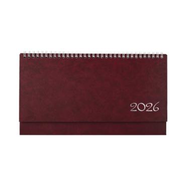 Календар настолен ОЛИМП-цвят бордо