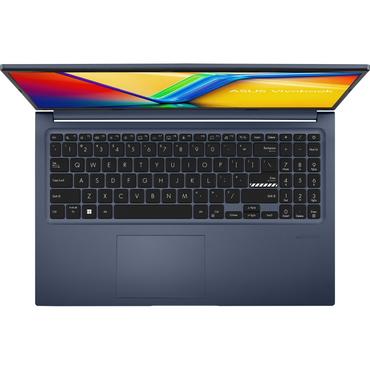 Лаптоп Asus Vivobook M1502YA-BQ183W , AMD Ryzen R7-7730U, 15.6' (1920x1080),16GB LPDDR4 (8 GB on BD),1TB SSD,Backlit Chiclet Keyboard , Windows 11, Quiet Blue