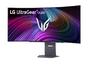 Монитор LG 45GX90SA-B, 44.5', OLED UltraGear 21:9 Curved Smart, 0.03 ms, WQHD (3440x1440), 240Hz, HDR 400, 1500000:1, 250 cd/m2, DCI-P3 98.5%, VRR, Free-sync, G-Sync, USB-C, PD 65W, HDMI, DP, PBP, Speakers 7W x2, Bluetooth, LG Switch, Height, Swivel, Tilt