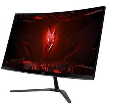 Монитор Acer Nitro ED270Zbmiipx, 27'' FHD (1920x1080) VA, Curved 1500R, ZeroFrame, 280Hz, 1ms (VRB), HDR10, 250nits, FreeSync Premium, 2xHDMI,Speakers, DP, Audio Out, VisionCare, Energy Class E, Black, 2Y