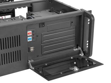 Кутия за сървър Lanberg rackmount server chassis ATX 450/10 19'/4U