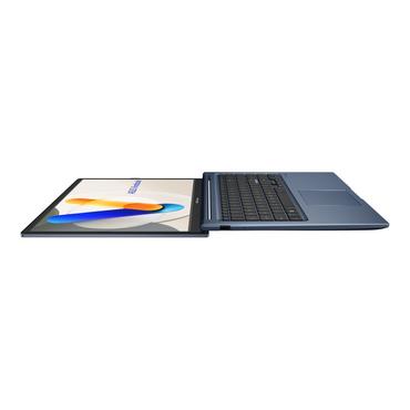 Лаптоп Asus Vivobook X1504VA-BQ2626, Intel 3-1315U ( 1.2 GHz (10MB Cache, up to 4.5 GHz, 6 cores, 8 Threads),15.6' FHD,(1920x1080) AG,16GB DDR4, SSD 512GB,Backlit Chiclet Keyboard No OS,Quiet Blue
