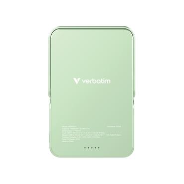 Външна батерия Verbatim Charge 'n' Go Power Bank with Stand Magnetic Wireless 10000mAh Green