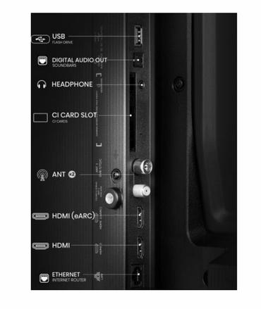 Телевизор Hisense 40' A5Q, Full HD 1920x1080, QLED, Quantum Dot, HDR, HLG, DTS HD, Light Sensor, Dolby Audio, Smart TV, WiFi, WiFi Direct, 2xHDMI, 2xUSB, LAN, CI+, DVB-T2/C/S2, Black