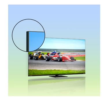 Телевизор Thomson Smart QLED Pro TV 55'; Google TV; 3840 x 2160 (4K UHD), DLED, 144 Hz, DVB-T/T2/C/S/S2, HDR10, Wi-Fi, Bluetooth, LAN, HDMI 4 (2.1), USB 2 (2.0) + 1 (3.0), Central Swivel Stand, Black