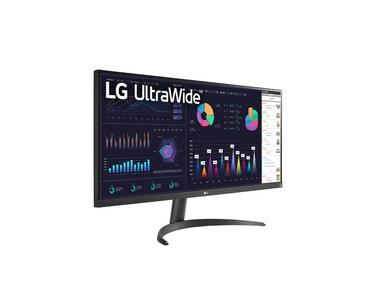 Монитор LG 34WQ500-B, 34' UltraWide AG, IPS Panel, 5ms, 1ms MBR, 1000:1, 400 cd/m2, 21:9, 2560x1080, 100 Hz, HDR 10, sRGB over 99% , AMD FreeSync, 100Hz, HDMI, Tilt, Height Adjustable, Reader Mode, Headphone Out, Black