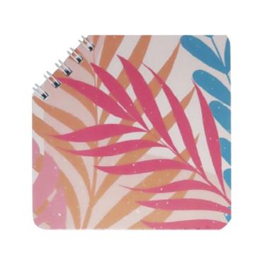Комплект джобно тефтерче DESIGNS CUT розови листа