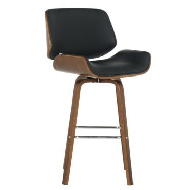 Бар стол ЙОСИФ-черна еко кожа