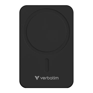 Външна батерия Verbatim Charge 'n' Go Essentials Power Bank Magnetic Wireless 20000mAh Black