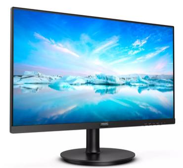 Монитор Philips 221V8, 21.5' VA WLED, 1920x1080@75Hz, 4ms GtG, 250cd m/2, 3000:1, Mega Infinity DCR, Adaptive Sync, FlickerFree, Low Blue Mode, Tilt, D-SUB, HDMI