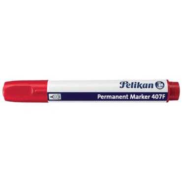 Перманентен маркер Pelikan 407F червен