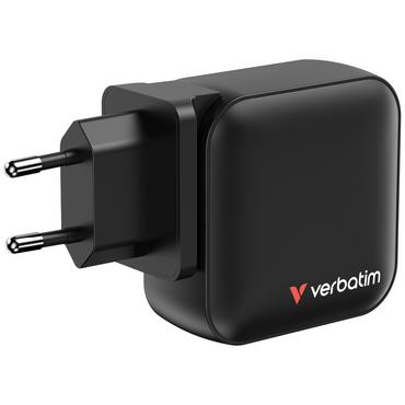 Зарядно устройство Verbatim Mini GaN Charger 100W 4 Port US plug with EU and UK adaptors