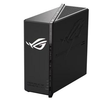 Рутер Asus Gaming Wireless Router ROG Strix GS-BE18000, Tri-Band, 320MHz bandwidth & 4096-QAM, Quad-Core 2.6GHz CPU, 256MB/2GB Flash/RAM, 8 x 2.5G port, AiProtection Pro, open NAT, VPN Fusion, 8 x SSIDs, IPTV, MU-MIMO, Beamforming, RGB, AiMesh