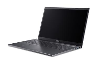 Лаптоп Acer Aspire 17, A17-51M-59K6, Intel Core 5 120U (up to 5.00GHz, 12MB), 17.3' FHD (1920x1080) IPS slim bezel LCD, 16GB DDR5 4600MHz, 512GB PCIe NVMe SSD, Intel UMA, FHD Cam,WiFi 6E, BT 5.1, Backlit Kbd, No OS, Steel Gray