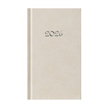 Календар - бележник СЛИМ джобен екрю