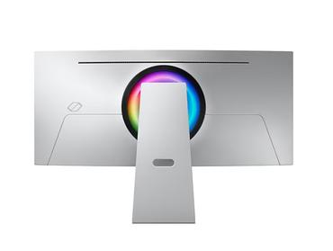 Монитор Samsung LS34DG850, 34'' CURVED Odyssey G8 OLED, 1800R, 175 Hz, 0.1 ms GTG, 21:9, 3440 x 1440, Smart, 2xUSB C, Mini DP, Micro HDMI 2.1, Wi-Fi 5, BT 5.2, Speakers, 178°/178°, Silver