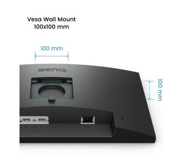 Монитор BenQ PD2506Q  25' IPS, 2560x1440 WQHD, 95% P3, DisplayHDR 400, Uniformity, KVM, MST Daisy Chain, USB-C 65W Power Delivery, HDMI, DP, HAS, eye-care, Factory Calibration, Calman Certification, Panetone Validation, 4-side edge to edge, USB Hub, eye-c