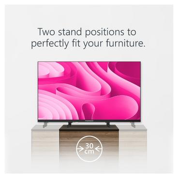 Телевизор Thomson 55' QLED Google TV; 3840 x 2160 (4K UHD), QLED, 60 Hz, DVB-T/T2/C/S/S2, HDR10, Wi-Fi, Bluetooth, LAN, HDMI 2 (2.0) + 2 (2.1), USB 2 (2.0) + 1 (3.0), Side Feet, Dark gray