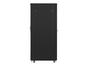 Комуникационен шкаф Lanberg rack cabinet 19' free-standing 42U/800x1000 (flat pack) with mesh door black