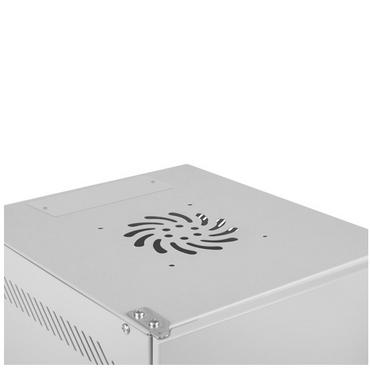 Комуникационен шкаф Lanberg rack cabinet 10' wall-mount 4U / 280x310 for self-assembly (flat pack) with metal door, grey