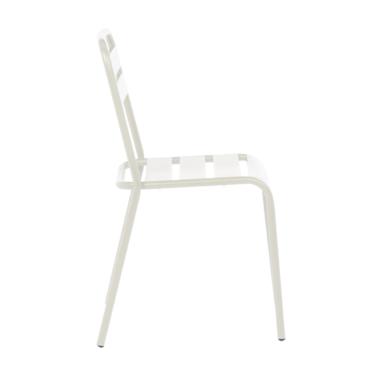 Градински стол ФЛАМБО- сив цвят на метала