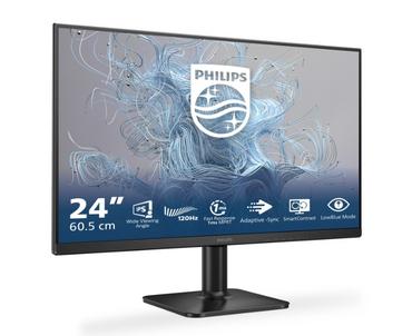 Монитор Philips 24E2N1110, 23.8' IPS WLED, 1920x1080@120Hz, 4ms GtG, 1ms MPRT, 300cd m/2, 1500:1, Mega Infinity DCR, Adaptive Sync, FlickerFree, LowBlue Mode, Tilt, D-SUB, HDMI