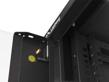 Комуникационен шкаф Lanberg rack cabinet 19' wall-mounted 4U 600 fast assembly (flat pack) black