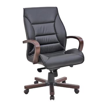 Работен стол ВОКИЛ ARS 08- черна еко кожа