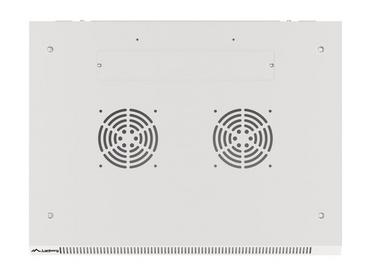 Комуникационен шкаф Lanberg rack cabinet 19' wall-mount 12U/600x450 for self-assembly with metal door grey (flat pack)