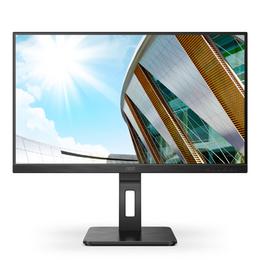 Монитор AOC Q27P2Q, 27' IPS WLED, 2560x1440@75Hz, 4ms GtG, 300cd m2, 1000:1, DCR 50M:1, FlickerFree, Low Blue Light, 2Wx2, Tilt, Height Adjust, Pivot, Swivel, D-SUB, HDMI, DP, USB hub