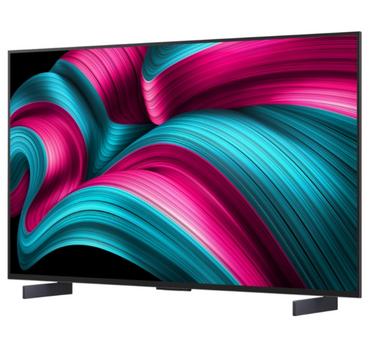 Телевизор LG OLED42C51LA, 42' UHD OLED evo, 4K (3840 x 2160), DVB-C/T2/S2, Full Cinema Screnn, Alpha 9 AI 4K Gen8, 120Hz Native (VRR 144Hz), ThinQ AI, HDR10, VRR, NVIDIA G-SYNC, AMD FreeSync, Dolby Vision, Dolby Atmos, Wi-Fi 6, Bluetooth, HDMI, USB, Airpl