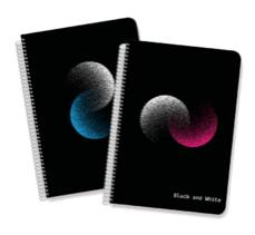 Тетрадка със спирала А5  Exclusive dots 120 л PP корица