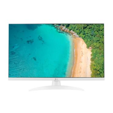Монитор LG 27TQ615S-WZ, 27.0' IPS, Smart webOS, TV Tuner DVB-T2/C /S2, 1000:1, Mega DFC, 250cd, Full HD (1920 x 1080), Wi-Fi, LAN, AirPlay, HDMI, CI Slot, USB 2.0, Bluetooth, AI Sound, Speakers, White