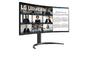 Монитор LG 34WR55QK-B 34' UltraWide AG , Curved 21:9 VA Panel, 5ms, 3000:1, 300 cd/m2, WQHD 3440x1440, HDR10, sRGB 99% , USB type-C 65W , 100Hz, HDMI, DisplayPort, PBP, Height Adjustable, Tilt, Reader Mode, Headphone Out, Black