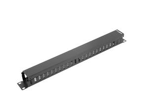 Аксесоар Lanberg 19' cable management panel type A 1U, black