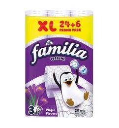  Тоалетна хартия Familia 24+6 бр.