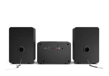 Аудио система Sharp Audio Systems XL-B514(BK), HI-FI MICRO SYSTEM, 40W (peak), FM radio with RDS,  Bluetooth v5.0, CD player, USB MP3 playback, 3.5mm Headphone jack / line-out, wooden speaker, Black