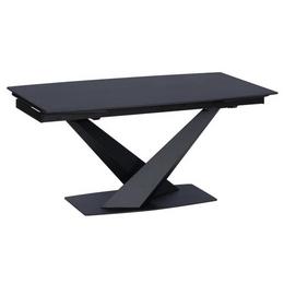 Трапезна маса ЛЕНА разтегателна- черна керамика