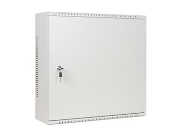 Комуникационен шкаф Lanberg rack cabinet 19' wall-mount 6U+3u/540x200 low-profile grey (assembled)