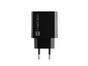 Адаптер Natec USB Charger Ribera 1X USB-A + 1X USB-C 20W, Black