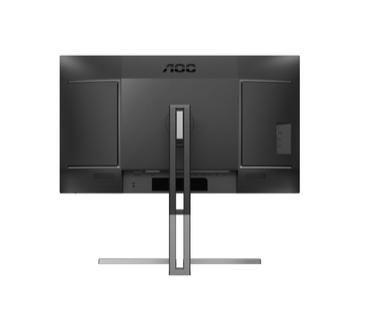 Монитор AOC U27U3CV, 27' Nano IPS WLED, 3840x2160@60Hz, 4ms GtG, 400cd m/2, 1300:1, 50M:1 DCR, Adaptive Sync, FlickerFree, Low Blue Light, 3Wx2, Tilt, Height Adjust, Pivot, Swivel, 2xHDMI, DP, USB hub